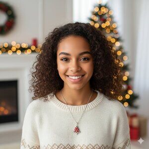 Christmas Tree Necklace